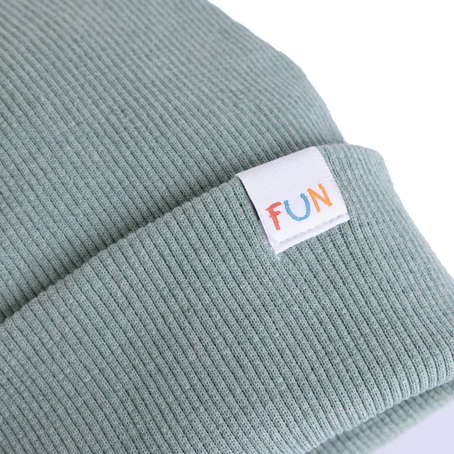 HelloBaby Beanie - Dark Mint