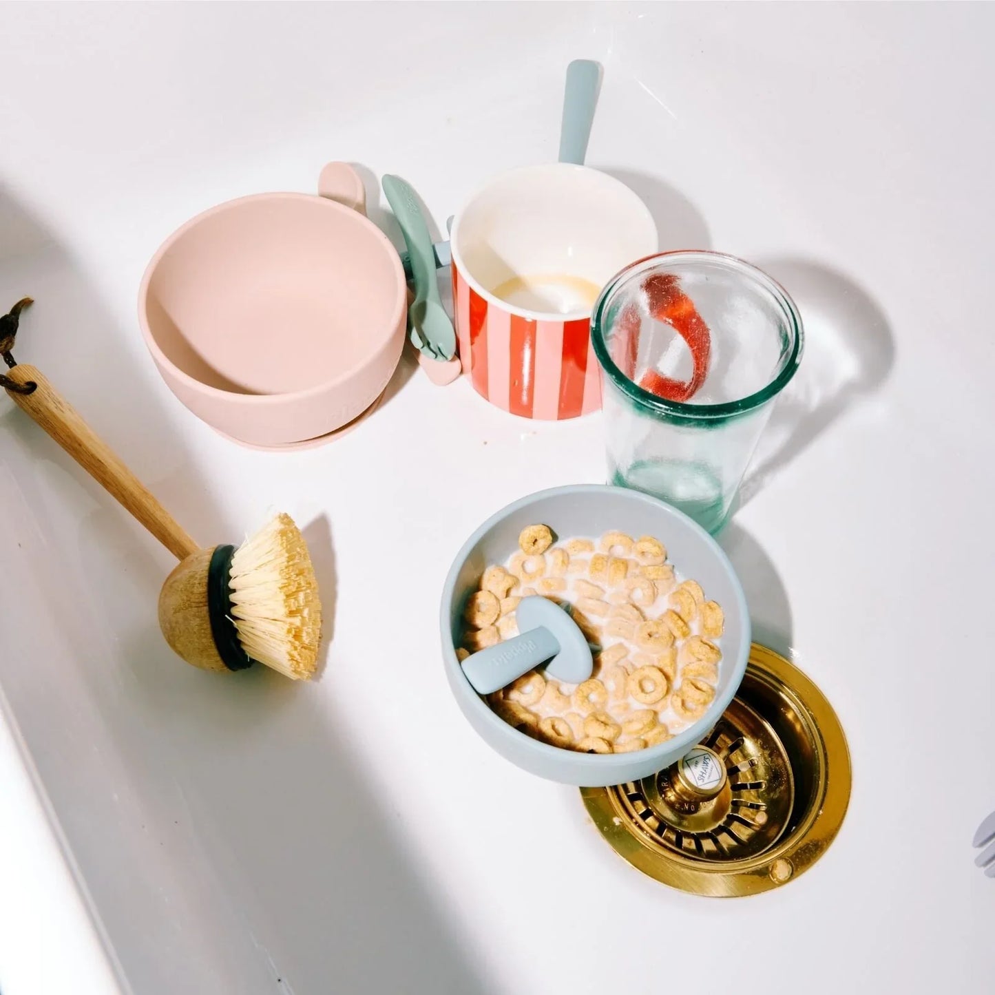 Pippeta Silicone Suction Bowl - Aqua Blue