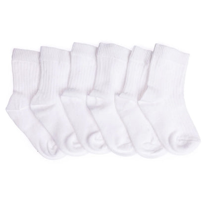 HelloBaby Unisex Baby Socks 3 Pack - White
