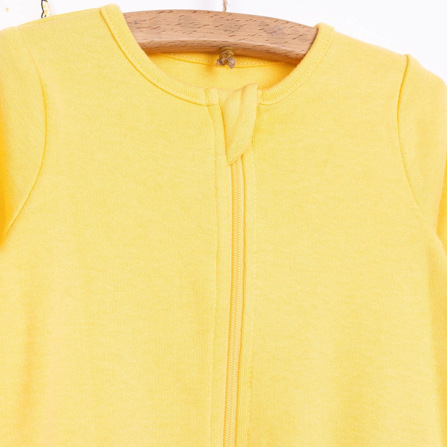 HelloBaby Newborn Boy Footed Jumpsuit - Yellow