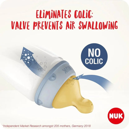 NUK First Choice+ Plus Silicone Teats Medium Feed Hole 0-6 months