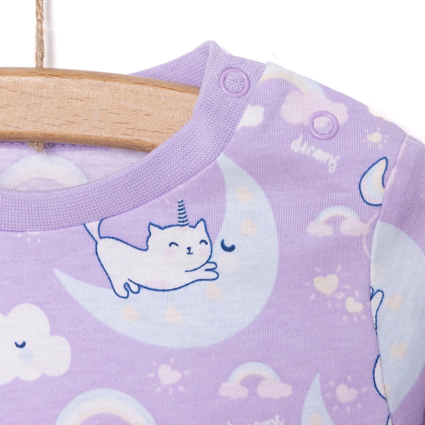 HelloBaby Girl Long Sleeve Pyjamas Set - Purple