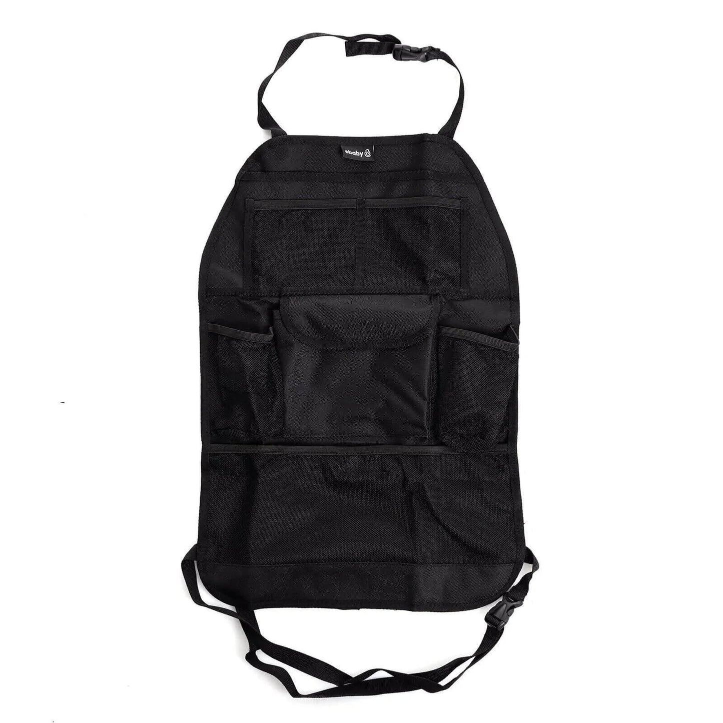 ebaby Plain Backseat Organiser-Black