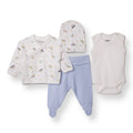 Tiffany 100% Cotton Tiny Baby Set - Ecru