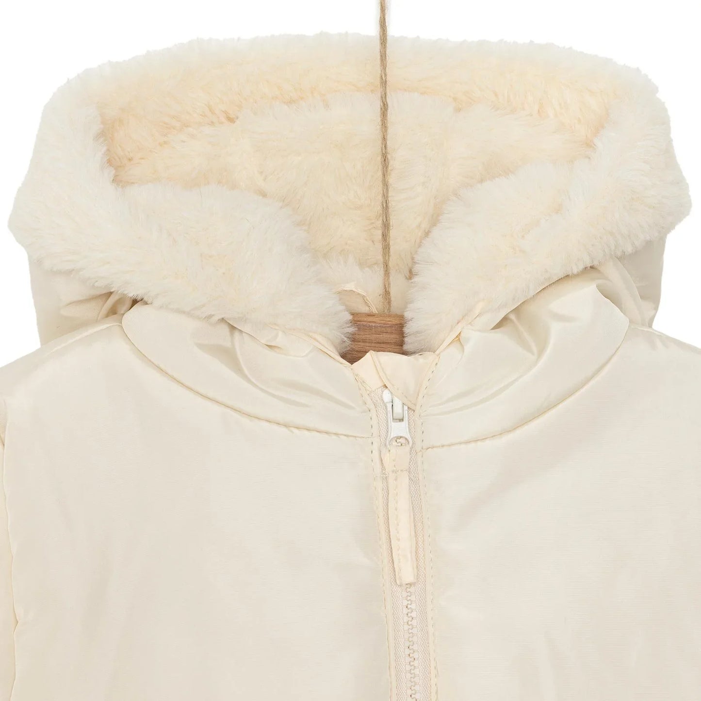 HelloBaby Hooded Coat - Beige