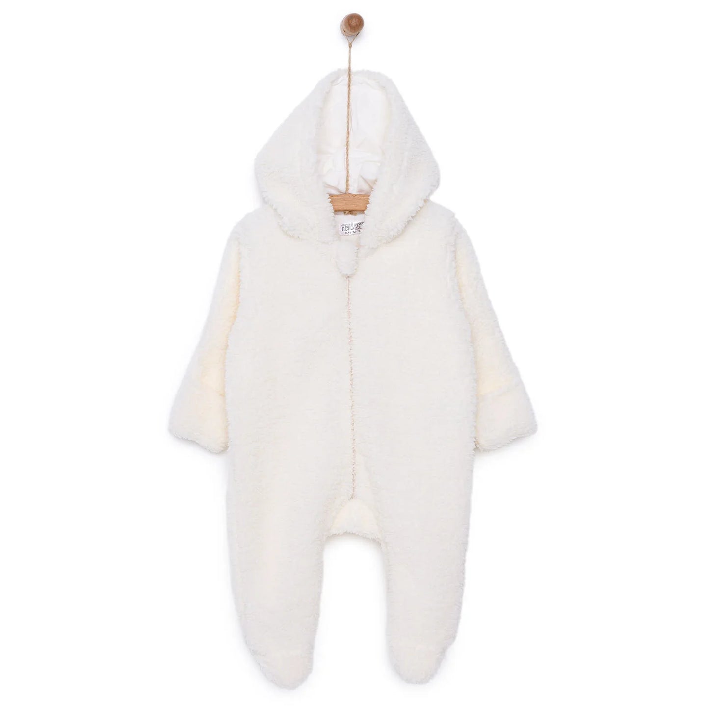 HelloBaby Newborn Unisex Baby Jumpsuit - Ecru