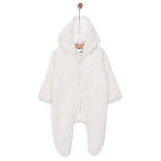 HelloBaby Newborn Unisex Baby Jumpsuit - Ecru