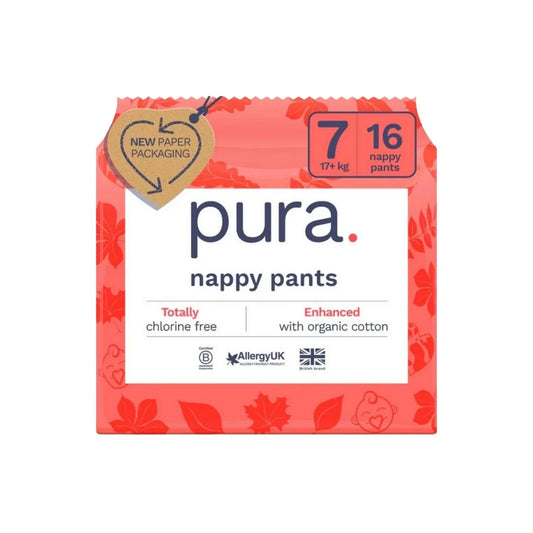 Pura Eco Nappy Pants Size 7 - 16 nappies