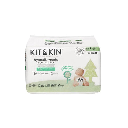 Kit & Kin Nappies Size 2 - Pack of 38