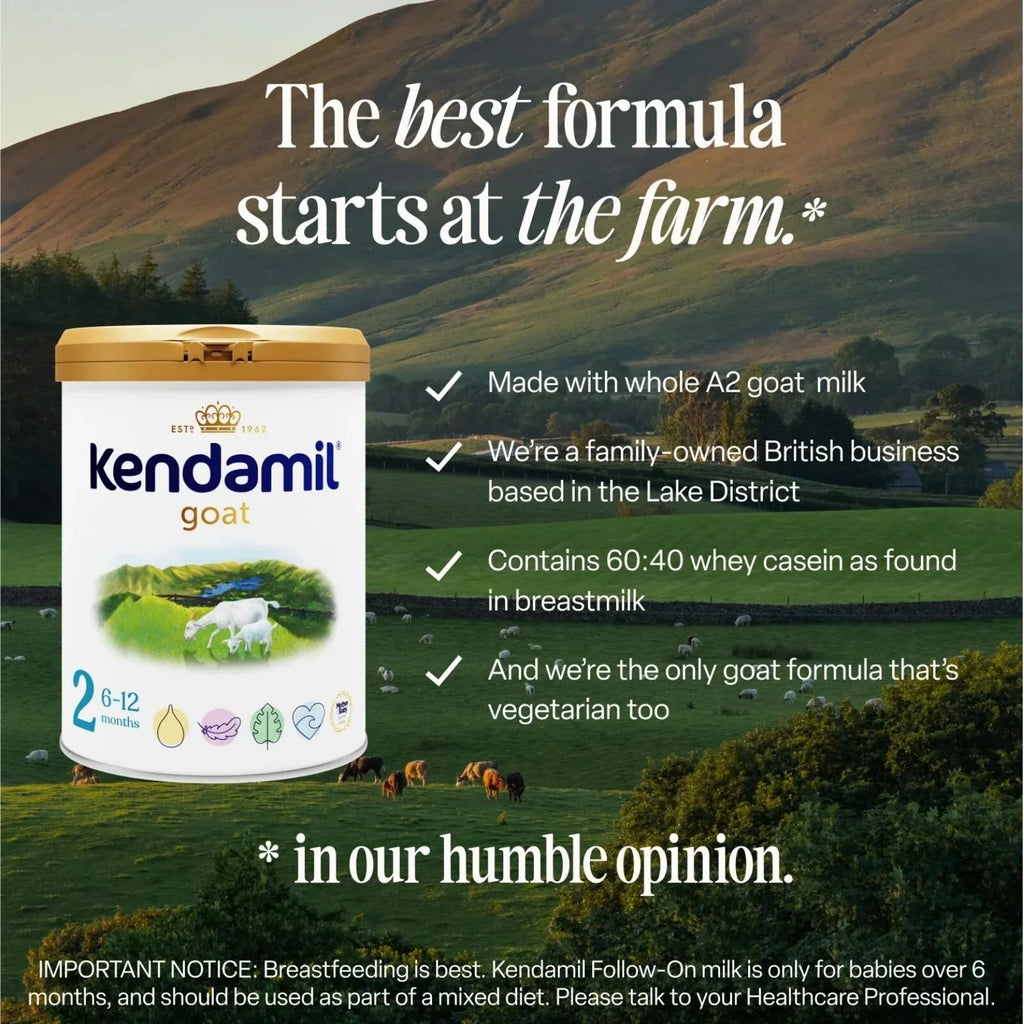 Kendamil Stage 2 Goat Follow-On Milk 6-12 months 800g