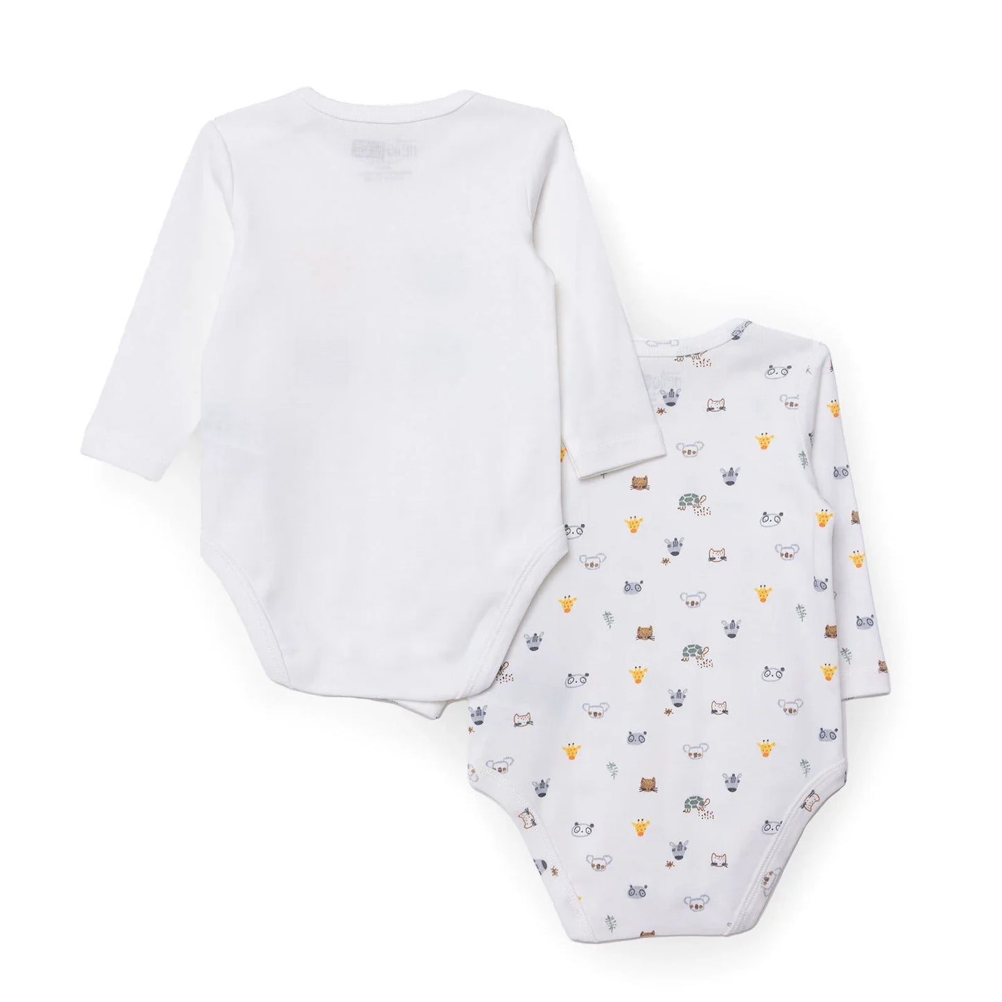 HelloBaby Long Sleeve Body 2 Pack - Ecru