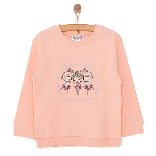 HelloBaby Basic Baby Girl Sweatshirt - Pink