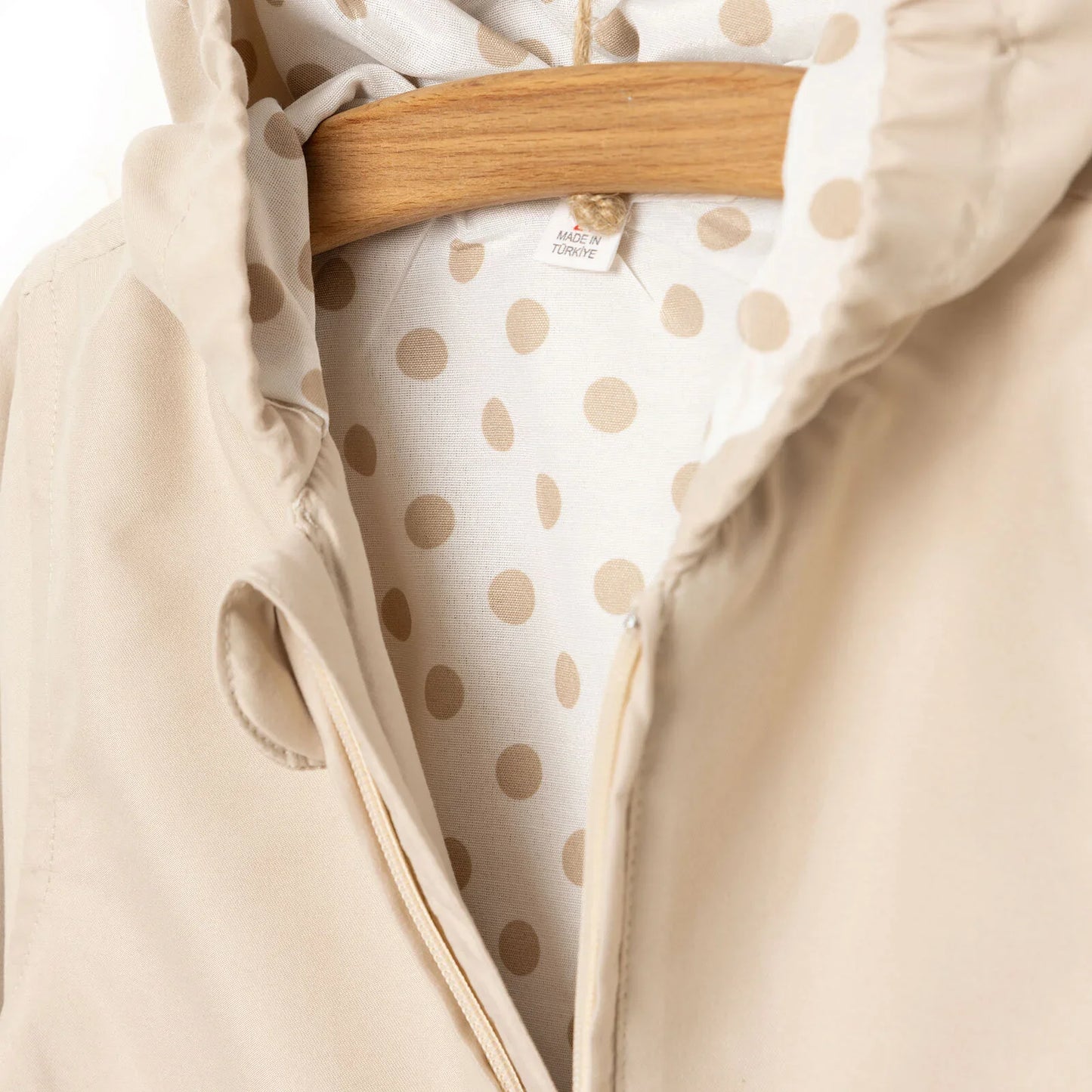 Midimod Girl Raincoat - Beige