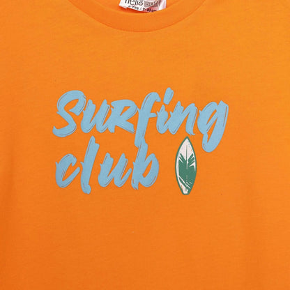 HelloBaby Motto Boy T-shirt & Short - Orange