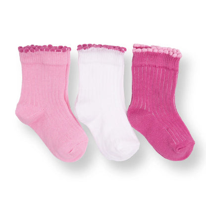 HelloBaby Ankle Socks 3 pcs - Pink