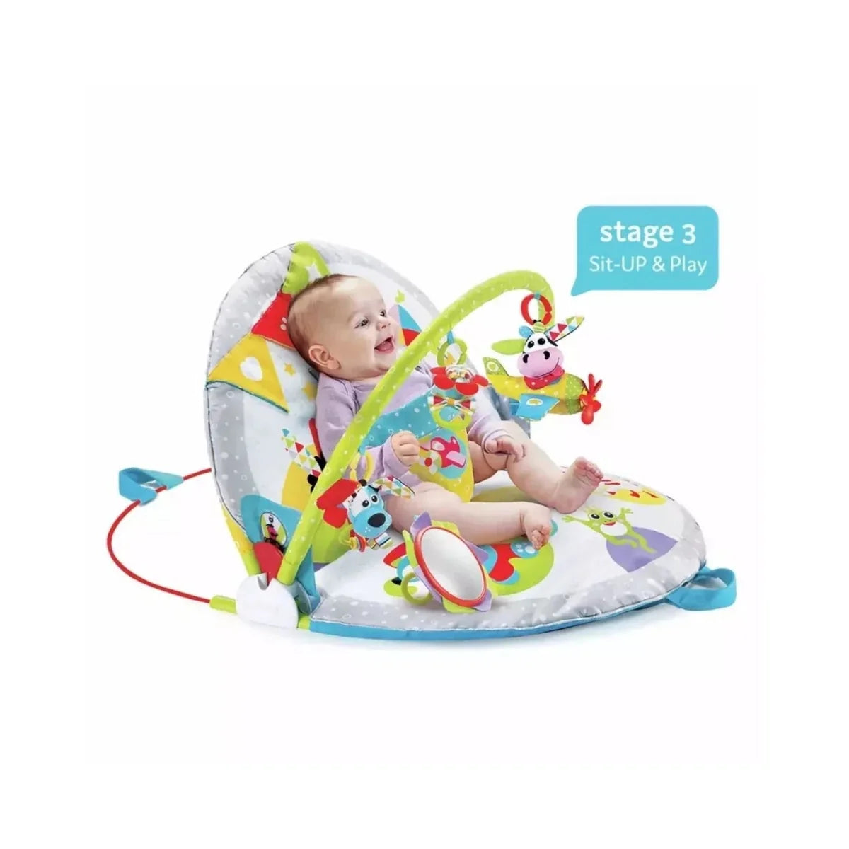 Yookidoo Baby Gym Lay to Sit-Up Playmat