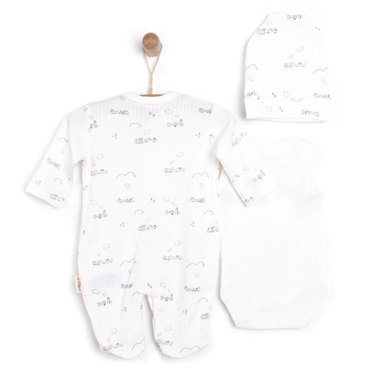Tiffany Newborn Premature Baby Set - Ecru