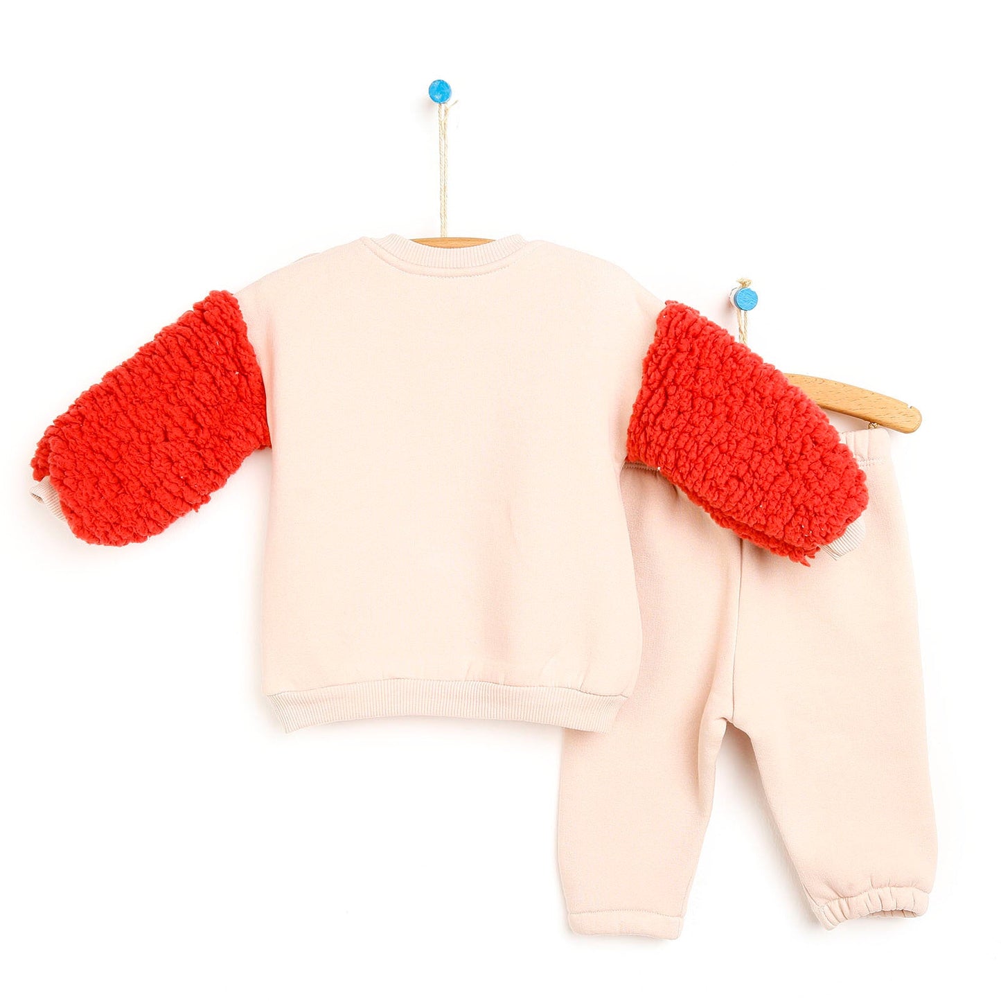 HelloBaby Sweatshirt- Footless Bottom - Pink