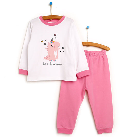HelloBaby Basic Collared Neck Pyjamas Set
