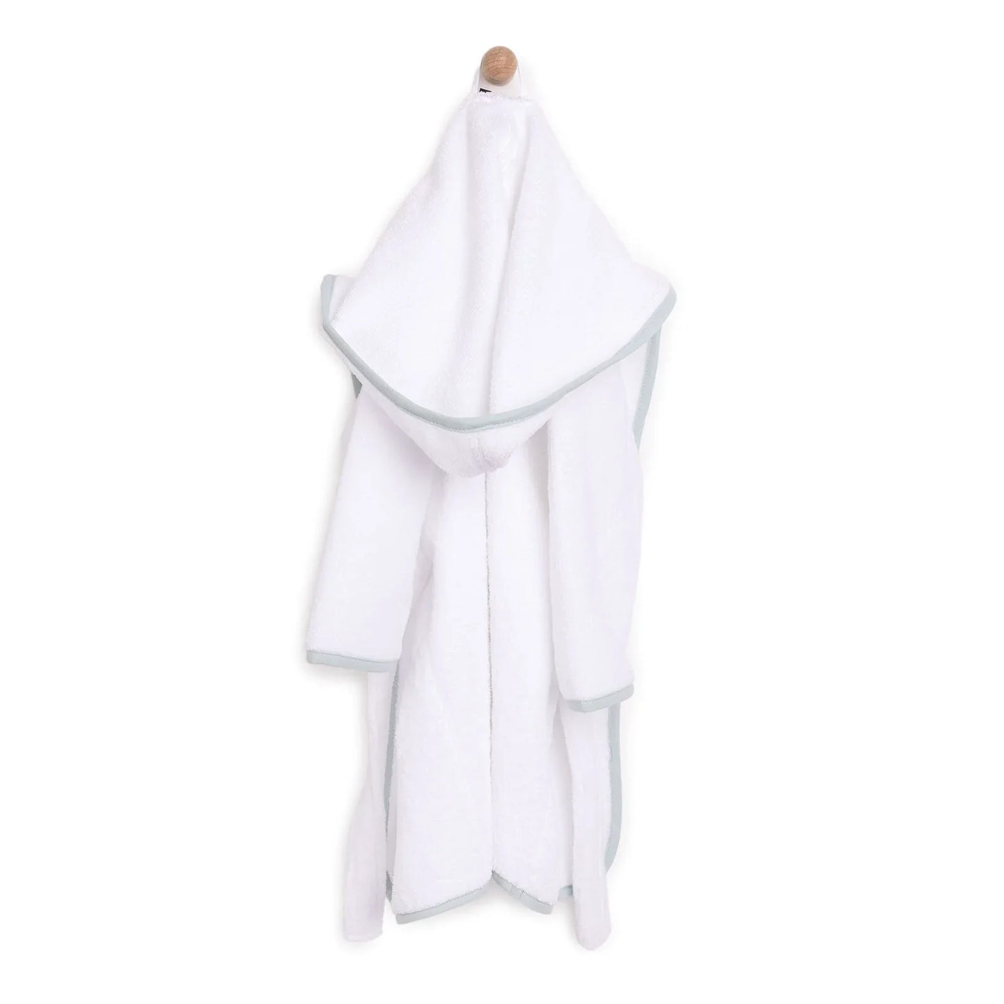 Mollia Boy Baby Bathrobe - White