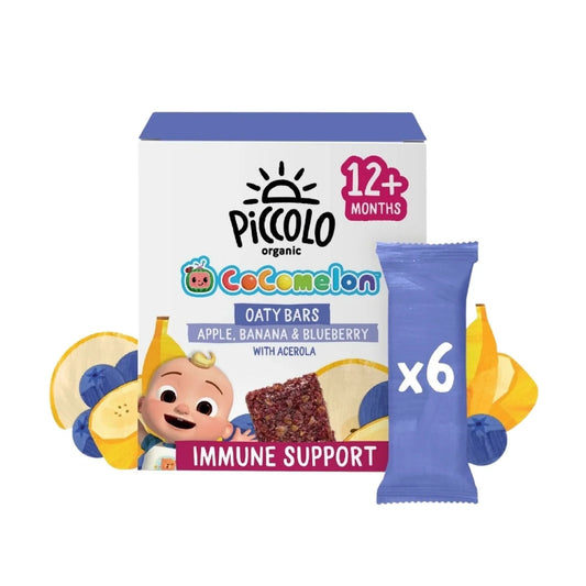 Piccolo Organic Apple Banana Blueberry Oaty Bar 12+ months 138g (6x23g)