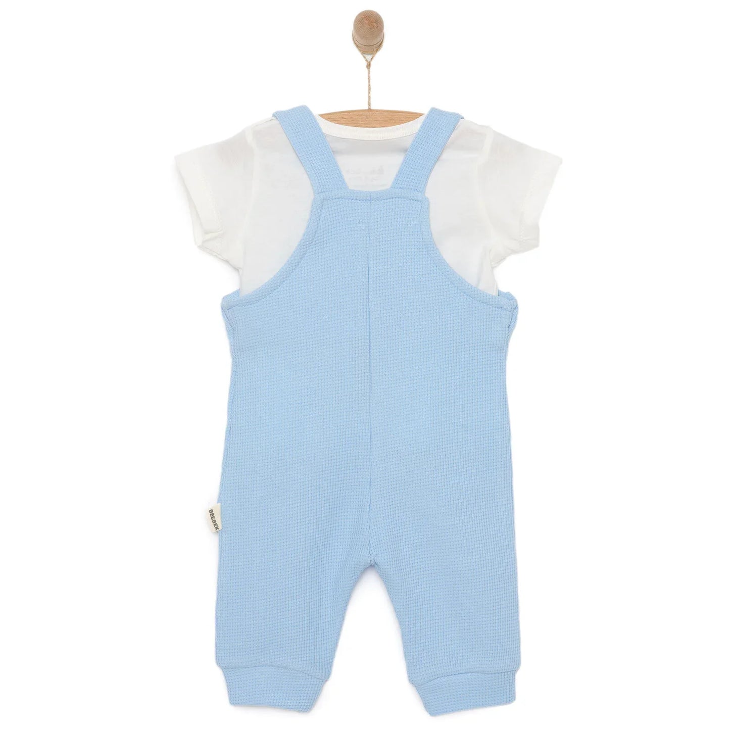 Bebbek Boy Overalls T-shirt - Ecru