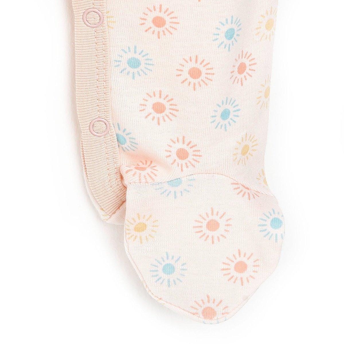 Motherlove Newborn Organic Footed Jumpsuit - Purple