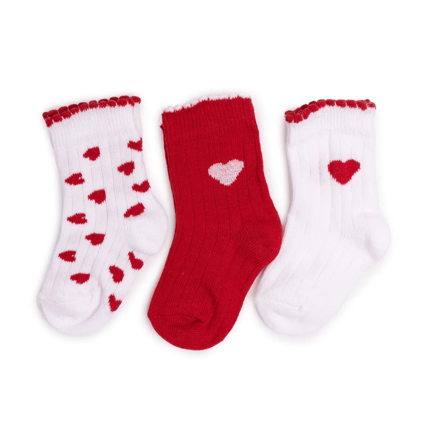 HelloBaby Ankle Socks 3 pcs - Red