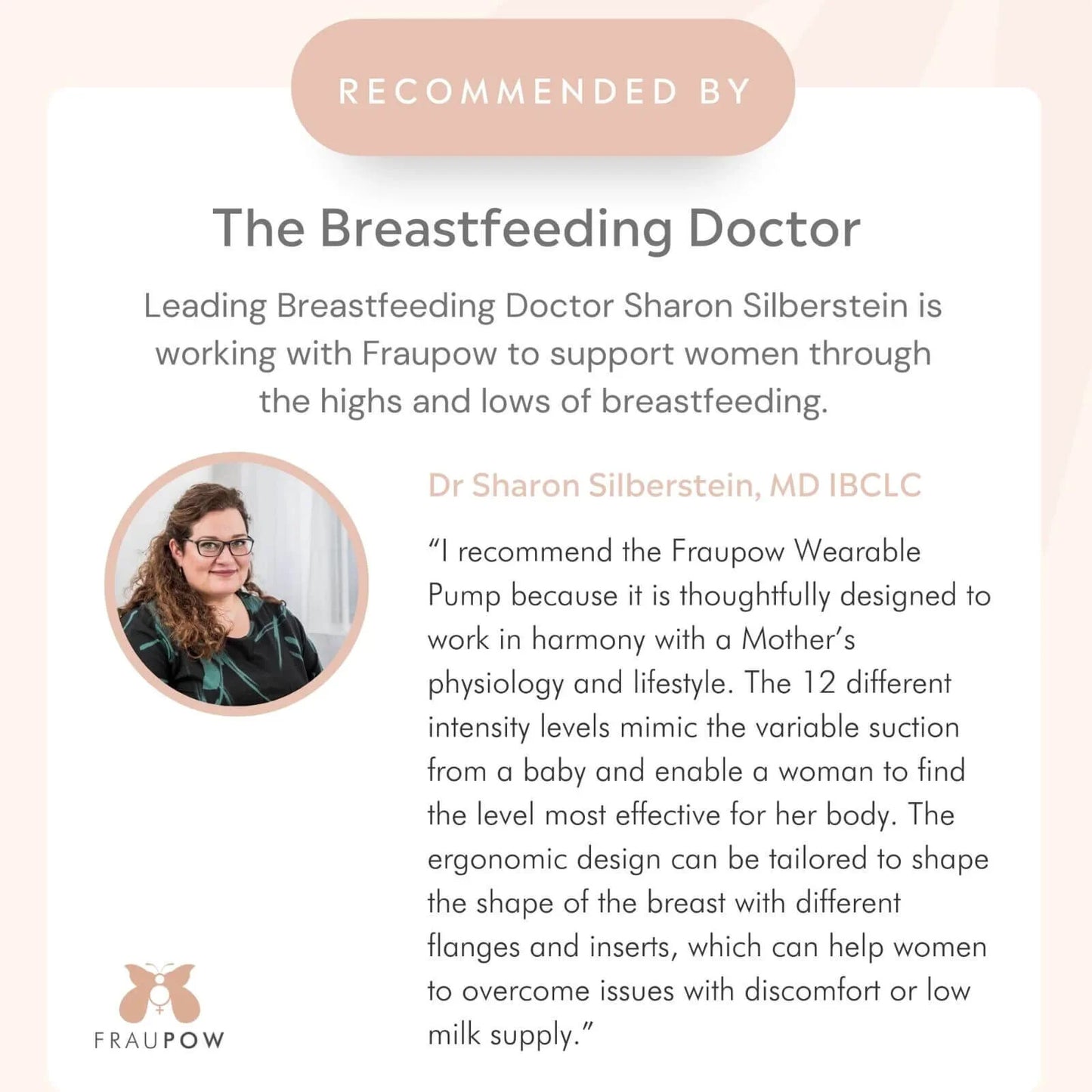 Fraupow Wearable Electric Breast Pump