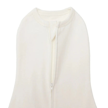 HelloBaby 100% Cotton 0-3 Months Swaddle Wrap Zip Fastening - Ecru