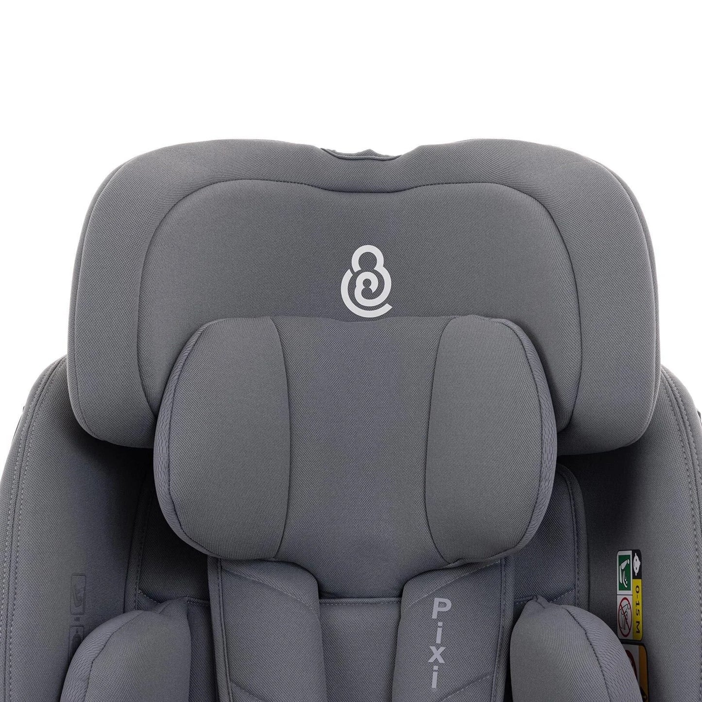 baby plus Pixi i-Size Car Seat - Grey
