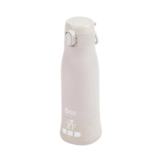 Babymoov Moov & Feed Rechargeable Travel Bottle Warmer - Mineral Beige