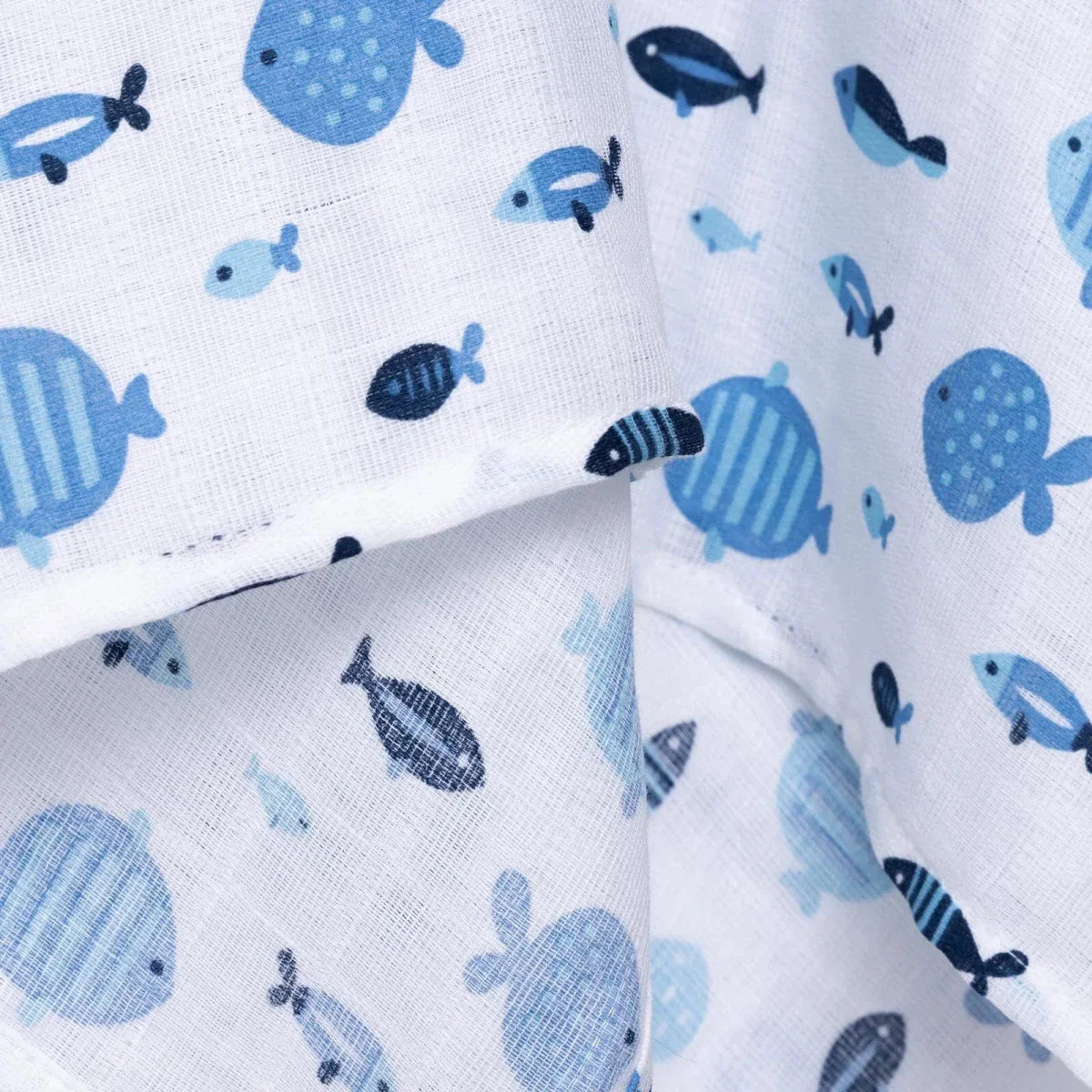 Mollia Muslin Blanket Unisex - Blue