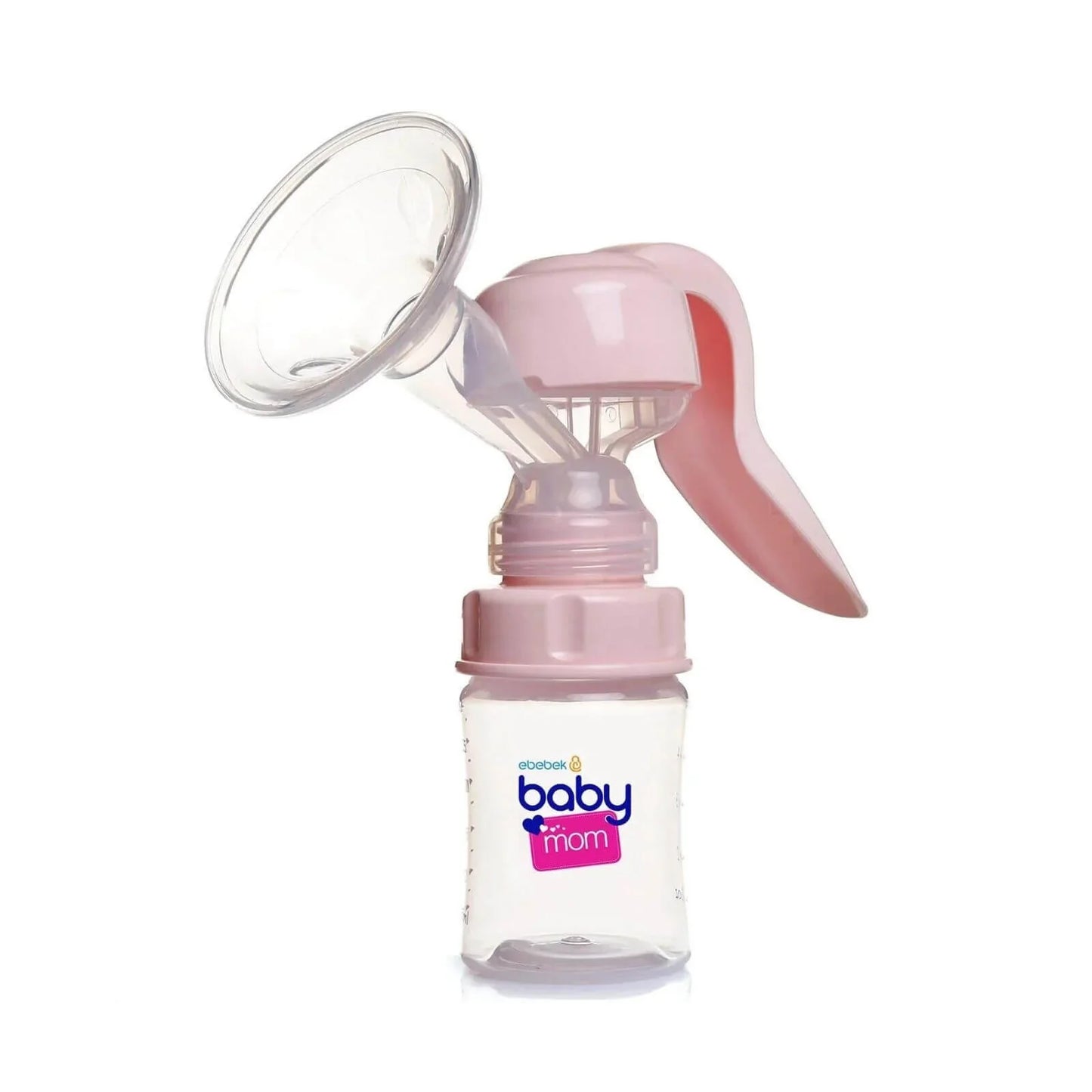 baby mom Single Manual Breast Pump - Pink