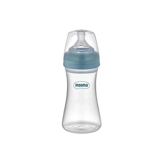 Mooma Kindy Bottle Fast Flow 18+ months 250ml - Ball Blue