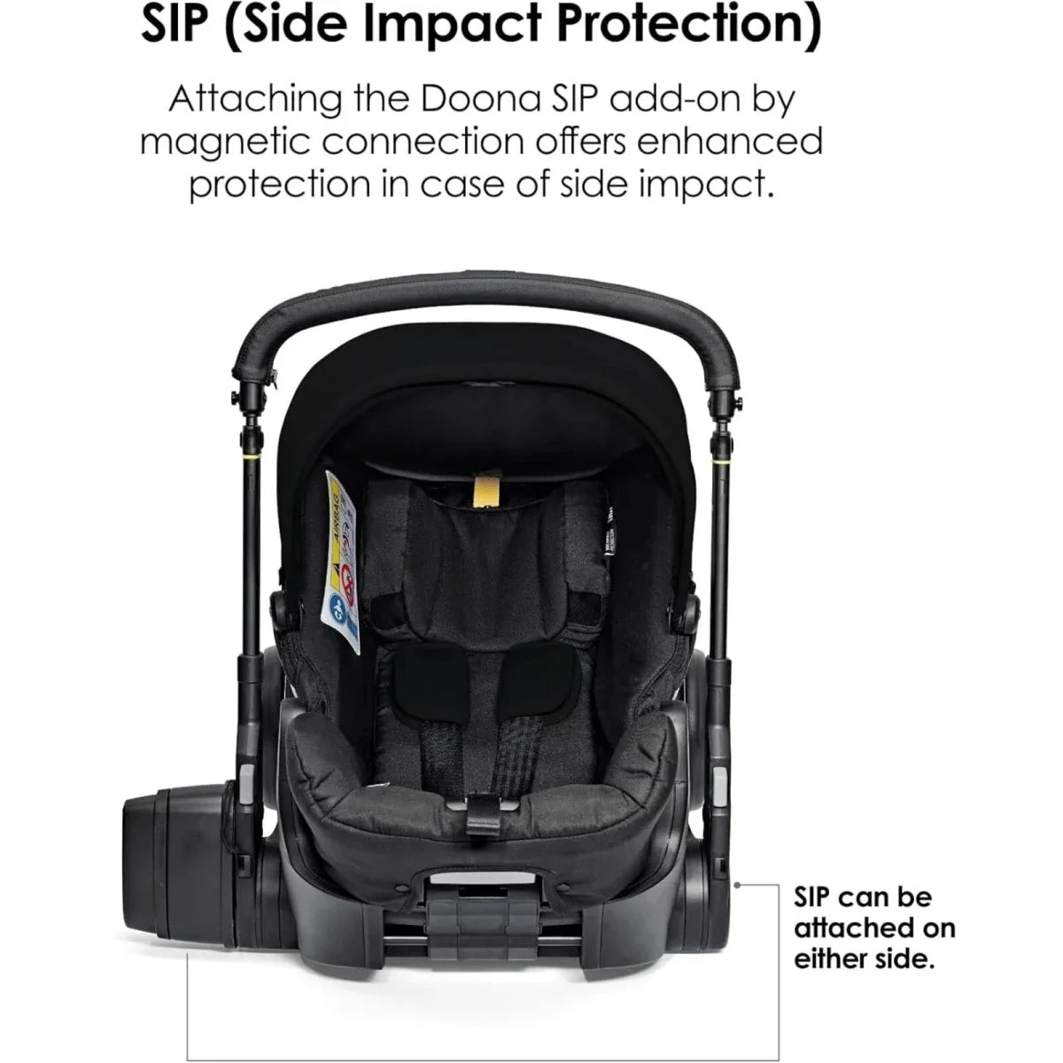 Doona X Infant Car Seat & Stroller - Nitro Black