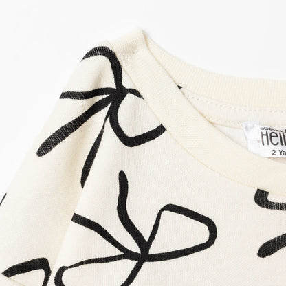 HelloBaby Jogging Set - Ecru Printed