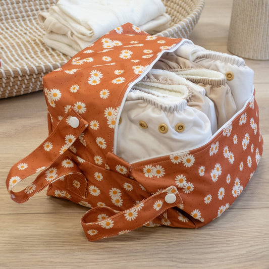 Cloth Nappy Pod - Ditsy Daisy