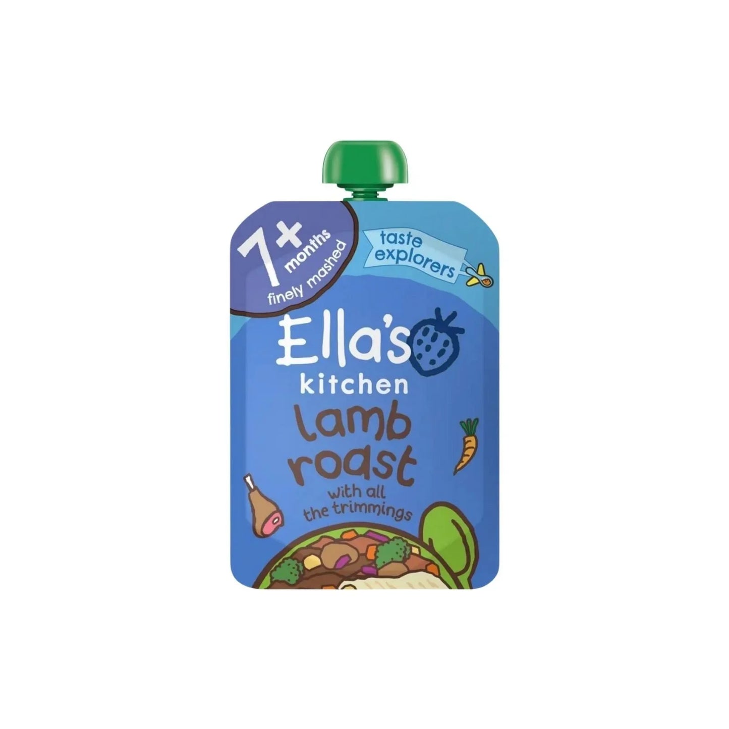 Ella's Kitchen Organic Lamb Roast Dinner Baby Food Pouch 7+ months 130g