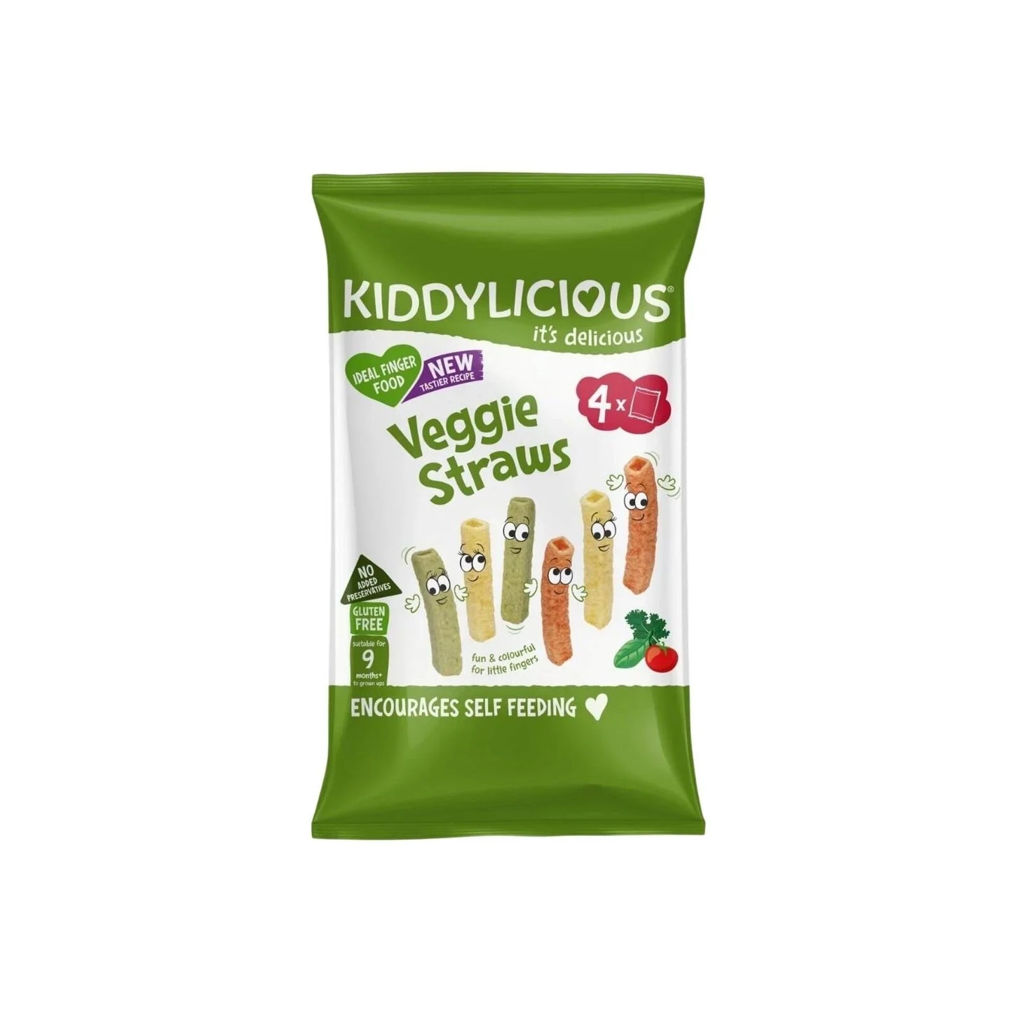 Kiddylicious Veggie Straws Multi 9+ months 48g (4x12g)