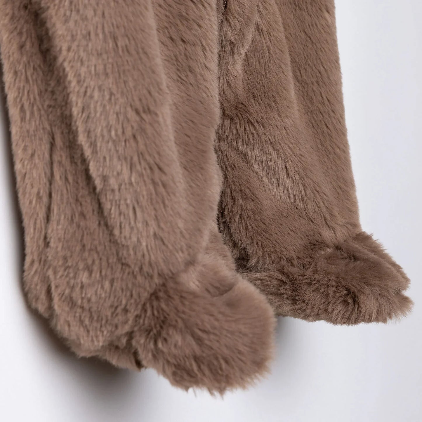 Midimod Newborn Welsoft Footed Jumpsuit - Brown