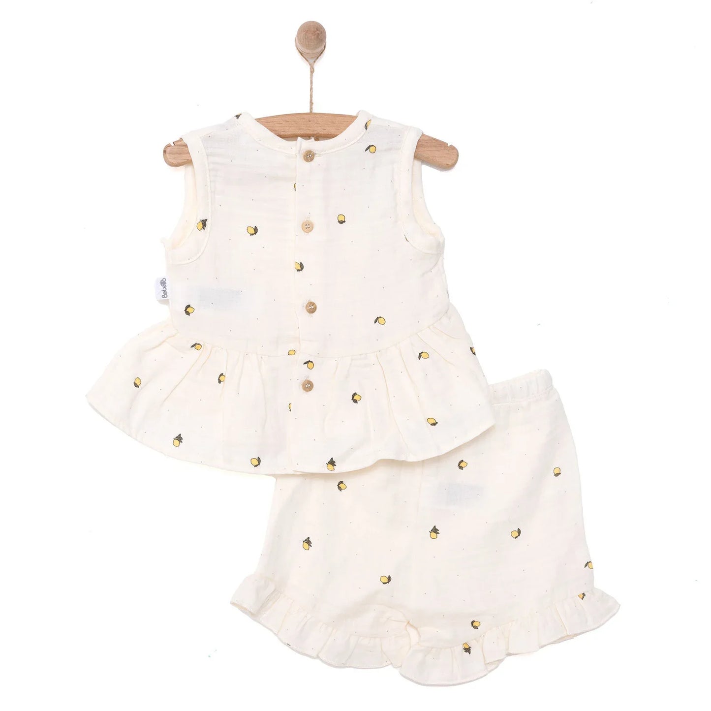 Bebetto Cute Fairy Girl T-shirt & Short - Ecru