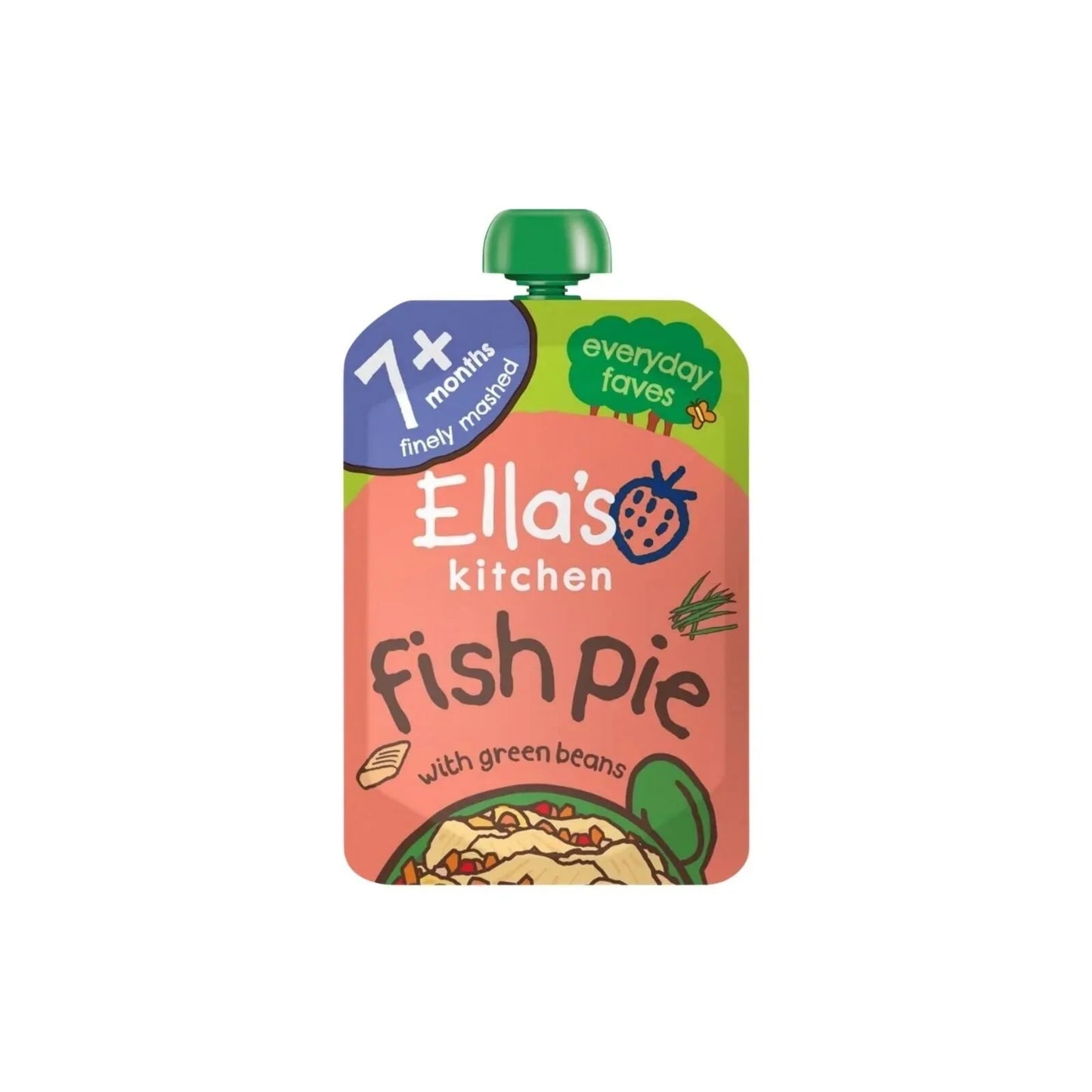 Ella's Kitchen Organic Fish Pie Baby Food Pouch 7+ months 130g