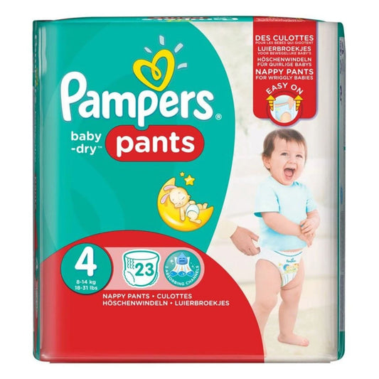 Pampers Baby Dry Pants Size 4 - 23 nappies