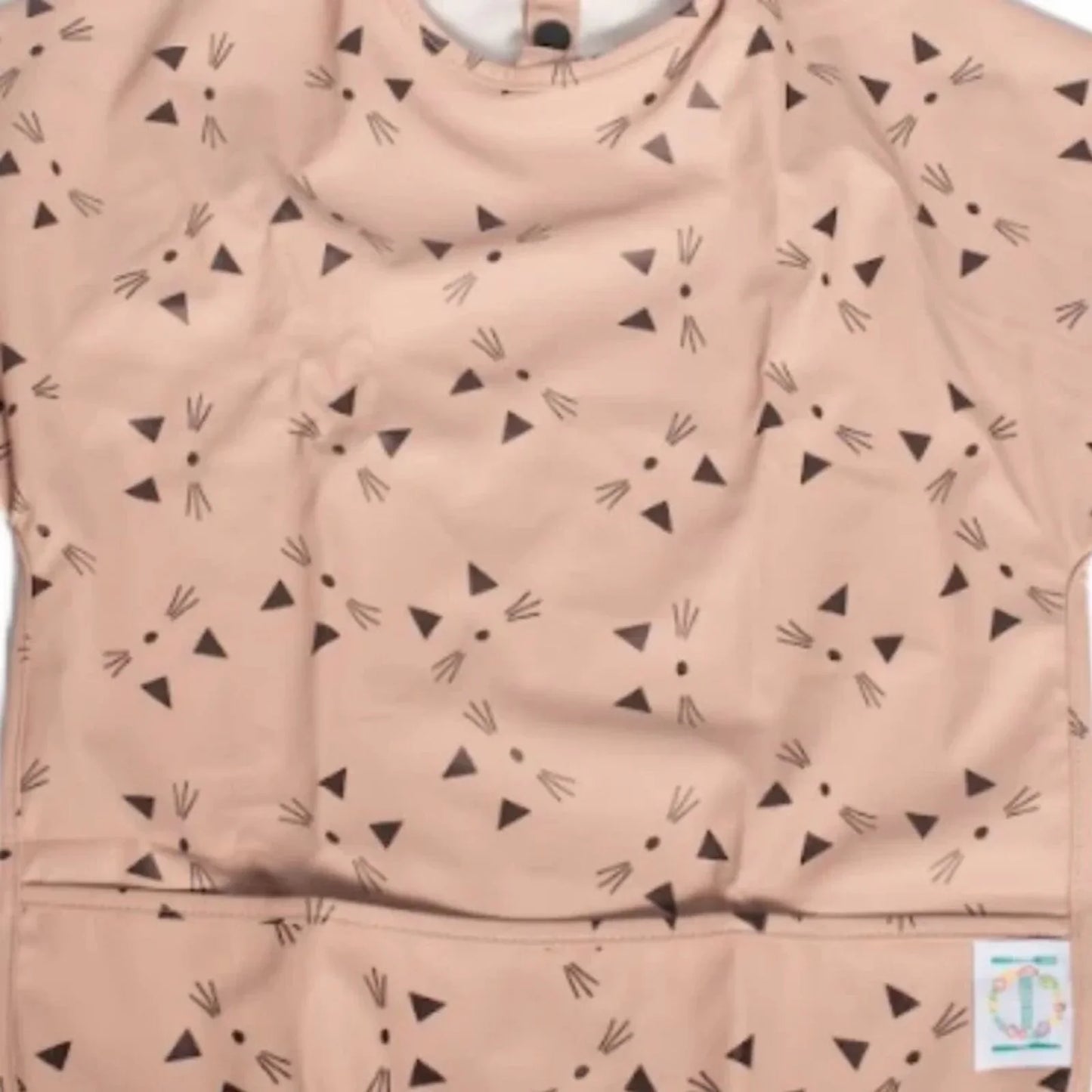 BLW Essentials Waterproof Long Sleeved Coverall Bib - Pink