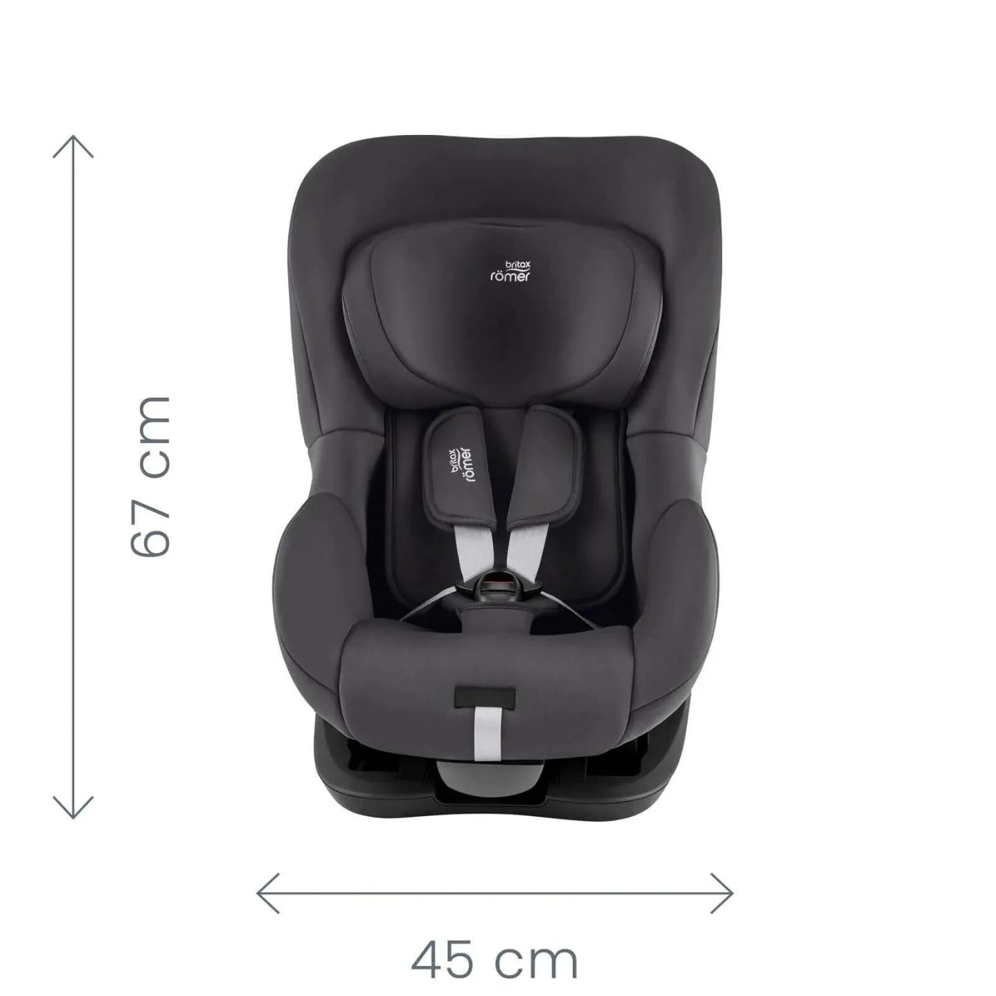 Britax Römer King Pro BR i-Size Group 1 Car Seat - Midnight Grey
