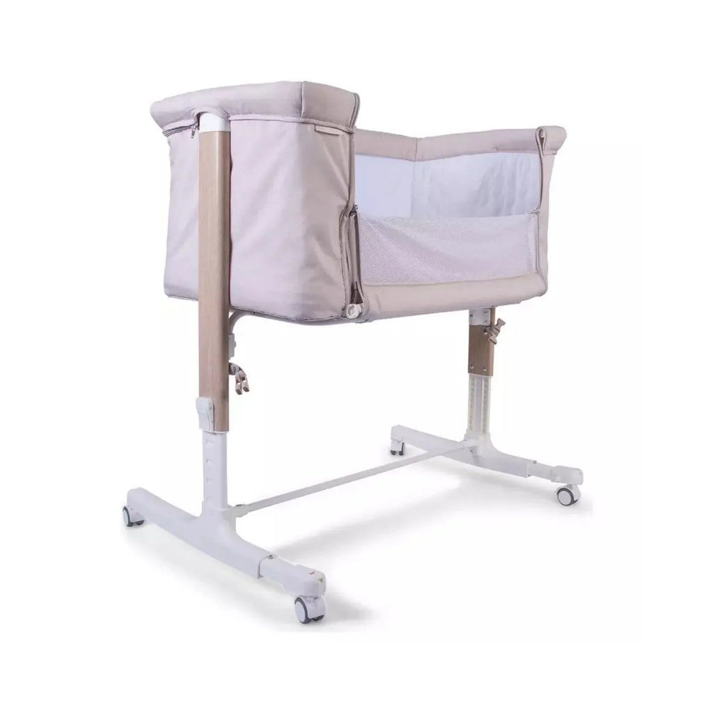 Red Kite Rockabye Bedside Crib - Oatmeal Colour