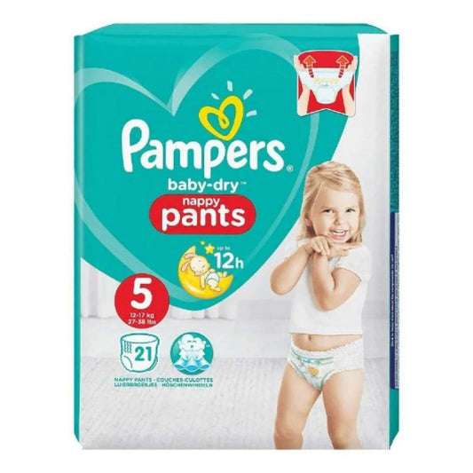 Pampers Baby Dry Pants Size 5 - 21 nappies