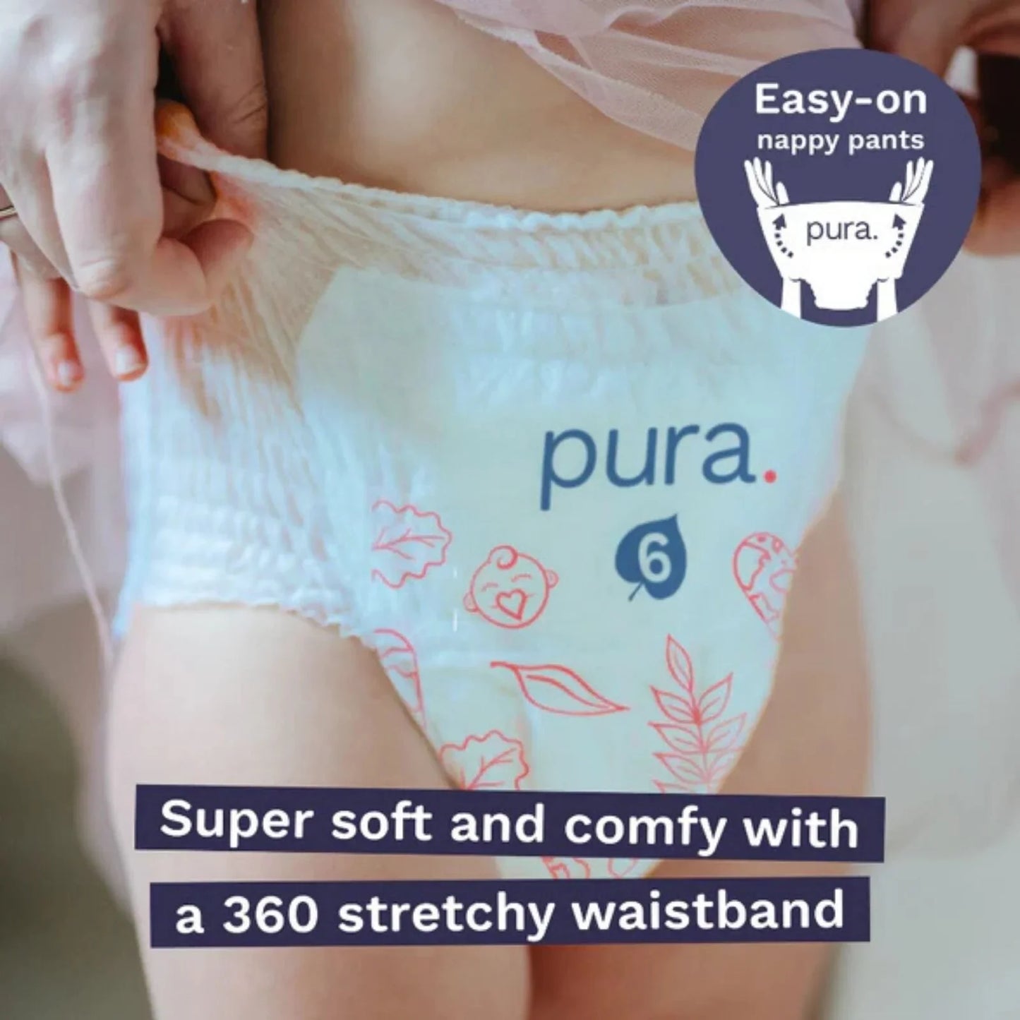 Pura Eco Nappy Pants Size 5 - 20 nappies