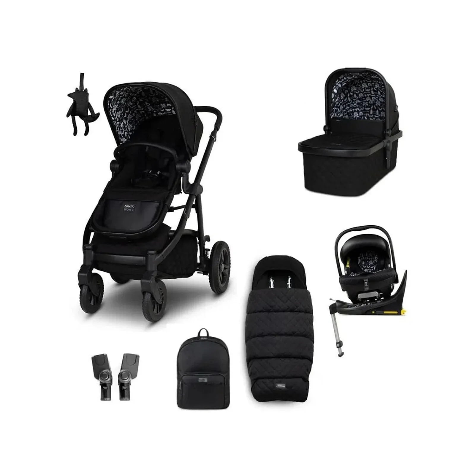 Cosatto Wow 3 Rotating Everything Bundle - Silhouette